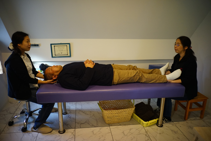 今月のクレニオセラピー塾☆体のリズムを読み取り、静止点を誘導！