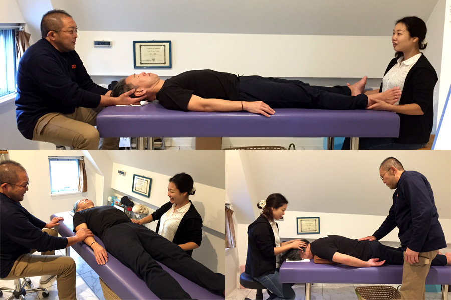 今月のクレニオセラピー塾☆体のリズムを読み取り、静止点を誘導！