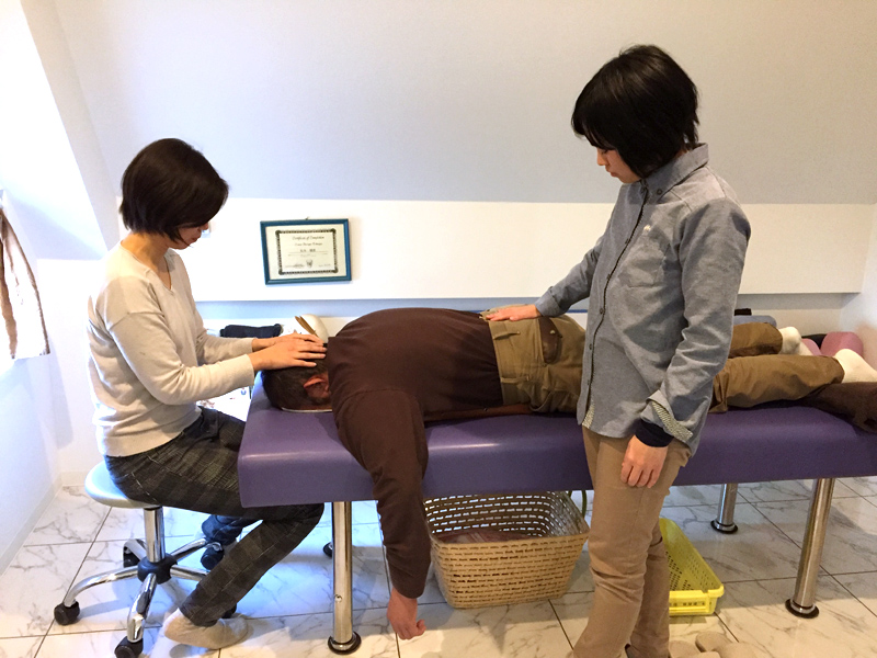 今月のクレニオセラピー塾☆手の感覚を養うために