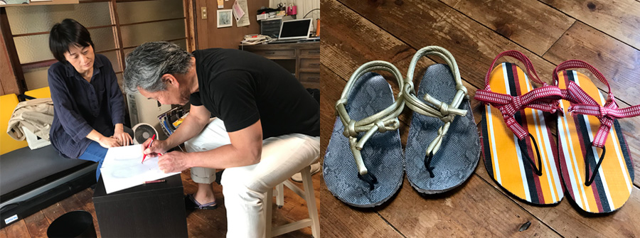 この時期、施術とワラーチ作りセットが大人気♪ -ADIO Chiropractic & Cranio Sacral Therapy-